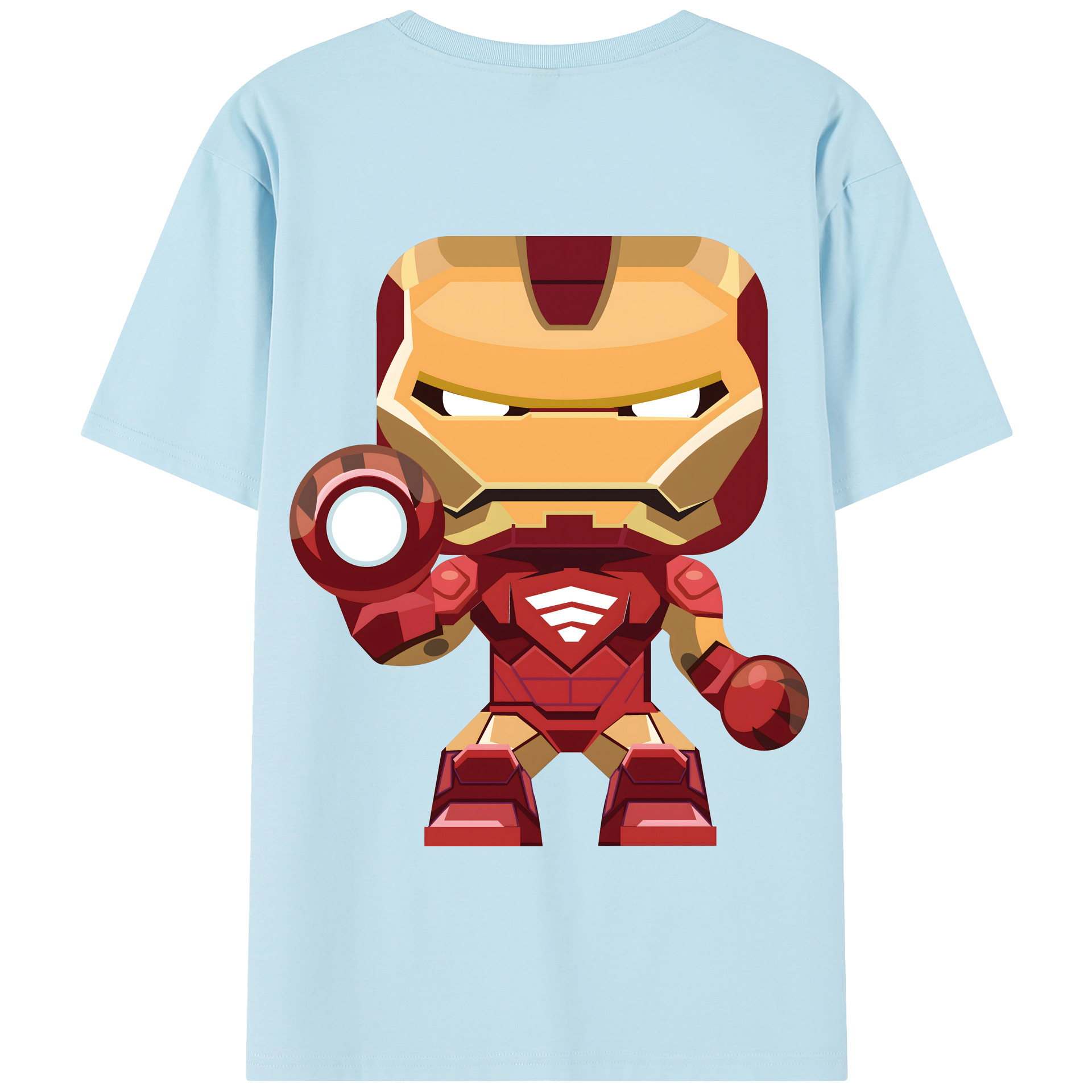 （画像用） アベンジャーズ The Avengers 綿100％半袖Tシャツ（背面プリント）